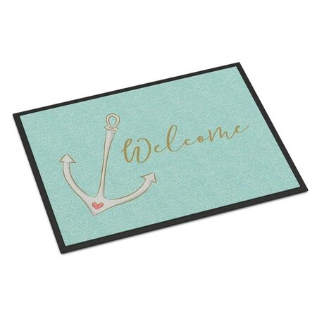 Carolines Treasures Carolines Treasures BB8558JMAT Anchor Welcome Indoor Or Outdoor Mat - 24 x 36 in. BB8558JMAT